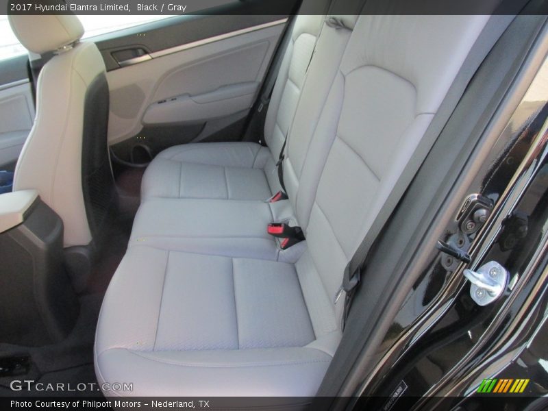Black / Gray 2017 Hyundai Elantra Limited