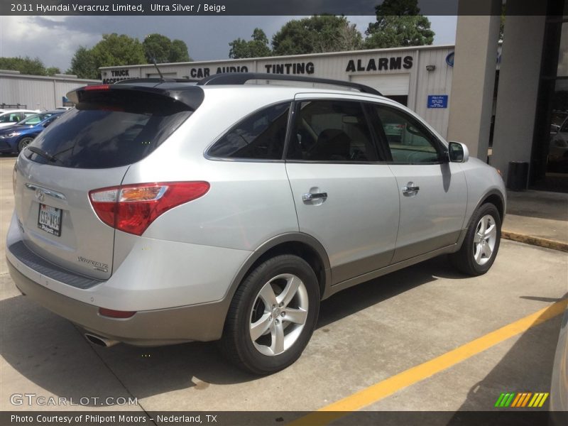 Ultra Silver / Beige 2011 Hyundai Veracruz Limited