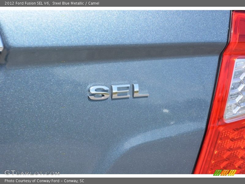 Steel Blue Metallic / Camel 2012 Ford Fusion SEL V6