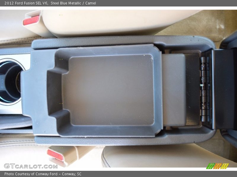 Steel Blue Metallic / Camel 2012 Ford Fusion SEL V6