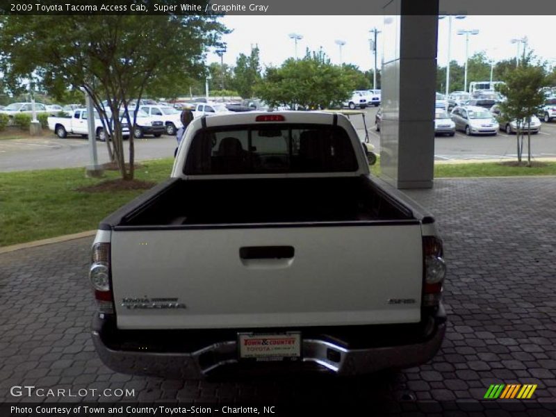 Super White / Graphite Gray 2009 Toyota Tacoma Access Cab