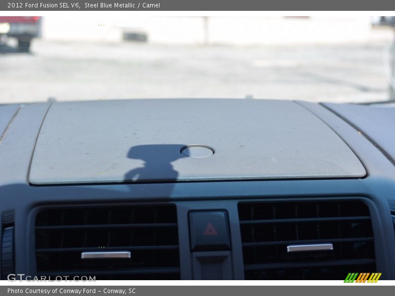 Steel Blue Metallic / Camel 2012 Ford Fusion SEL V6