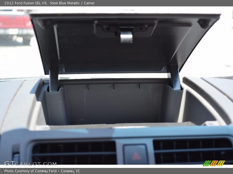 Steel Blue Metallic / Camel 2012 Ford Fusion SEL V6