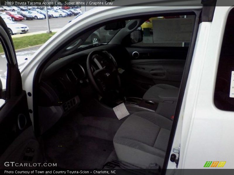 Super White / Graphite Gray 2009 Toyota Tacoma Access Cab