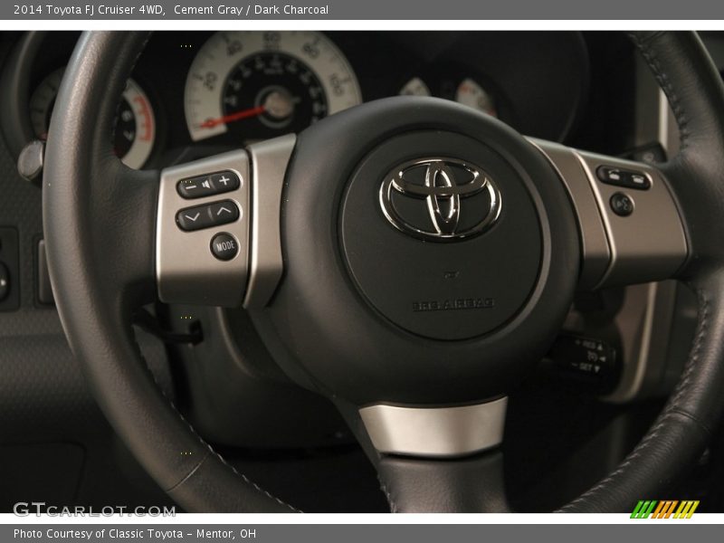 Cement Gray / Dark Charcoal 2014 Toyota FJ Cruiser 4WD