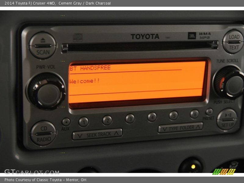 Cement Gray / Dark Charcoal 2014 Toyota FJ Cruiser 4WD