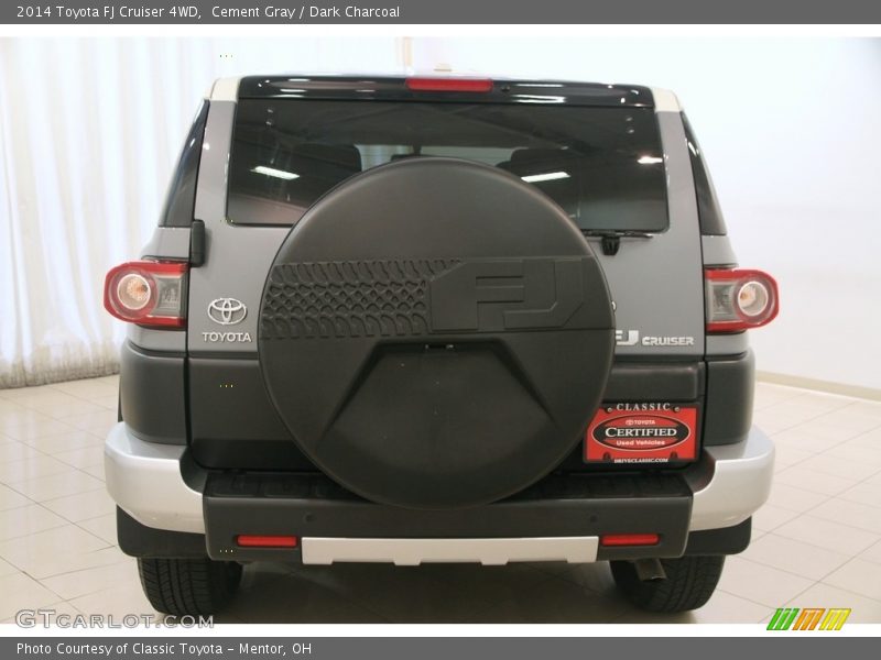 Cement Gray / Dark Charcoal 2014 Toyota FJ Cruiser 4WD