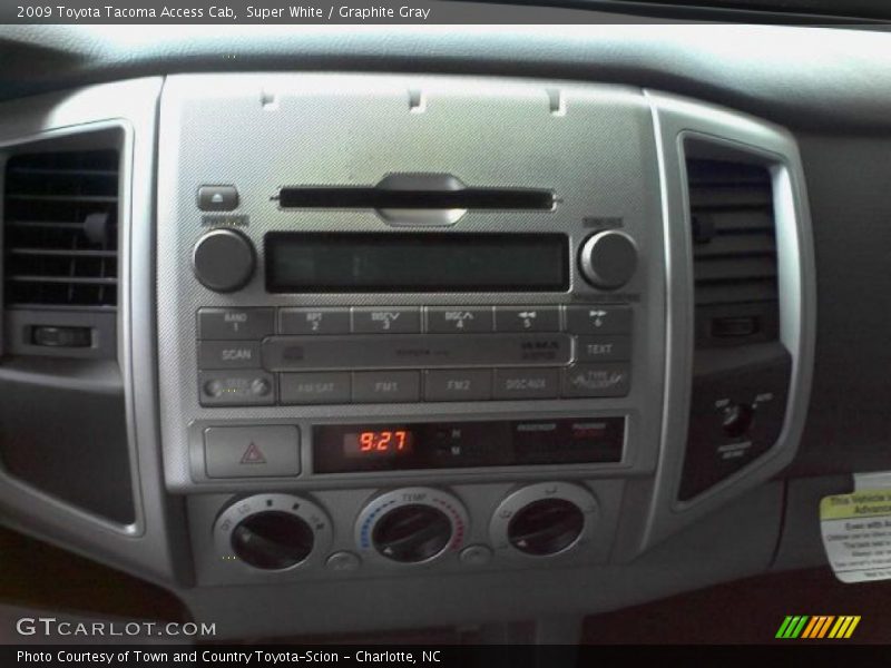 Super White / Graphite Gray 2009 Toyota Tacoma Access Cab