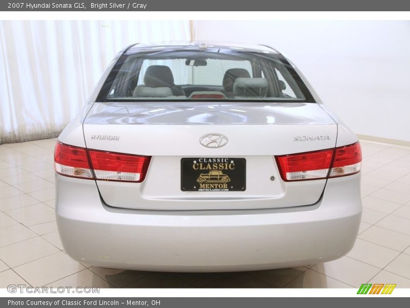 Bright Silver / Gray 2007 Hyundai Sonata GLS