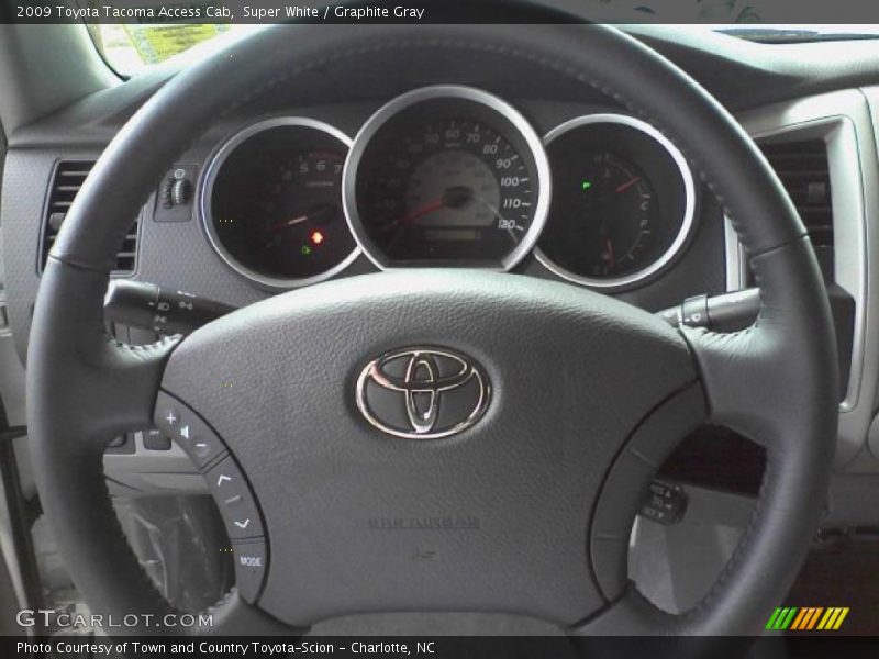 Super White / Graphite Gray 2009 Toyota Tacoma Access Cab