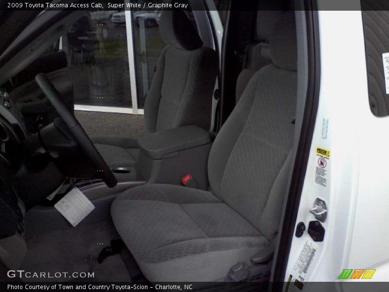 Super White / Graphite Gray 2009 Toyota Tacoma Access Cab