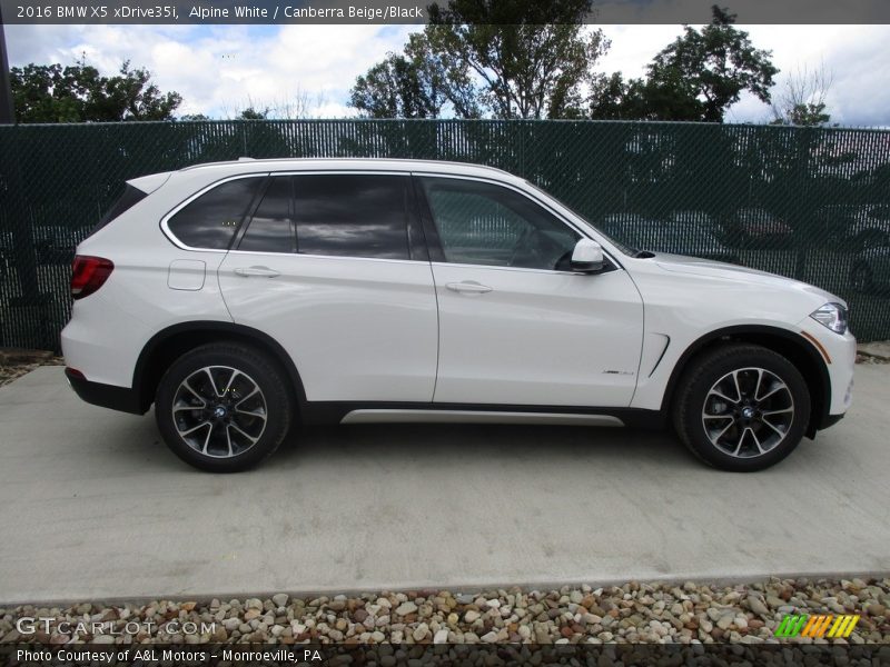 Alpine White / Canberra Beige/Black 2016 BMW X5 xDrive35i
