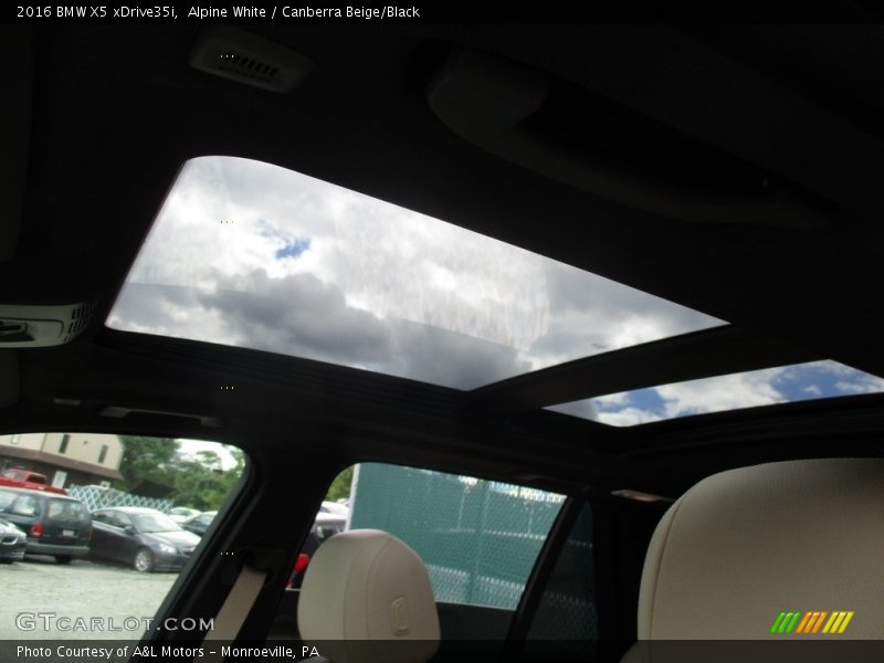 Alpine White / Canberra Beige/Black 2016 BMW X5 xDrive35i