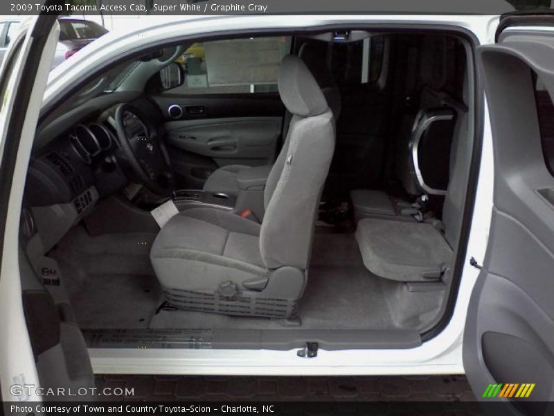 Super White / Graphite Gray 2009 Toyota Tacoma Access Cab