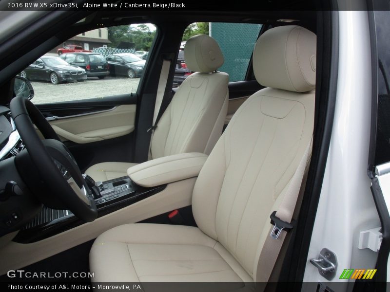 Alpine White / Canberra Beige/Black 2016 BMW X5 xDrive35i