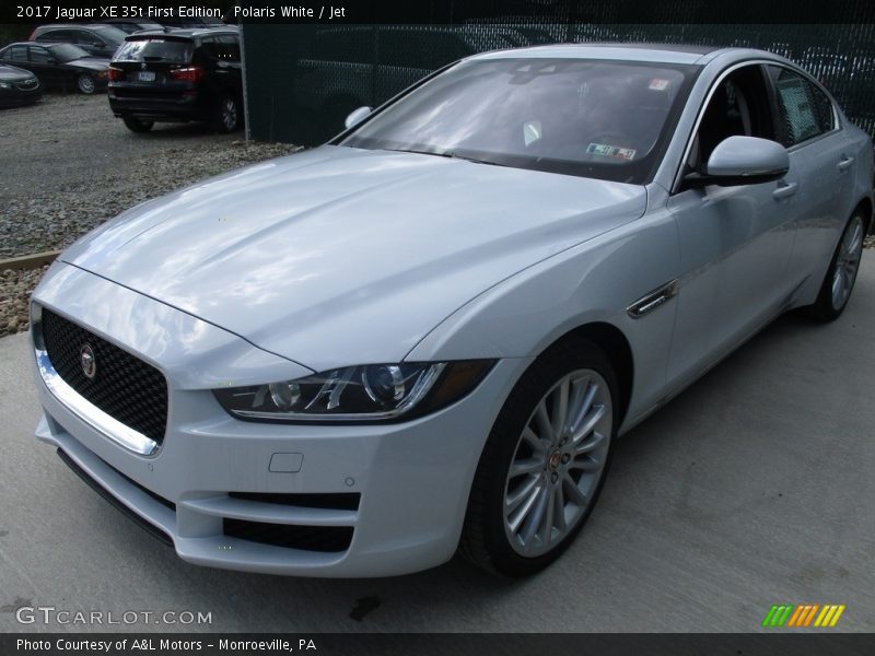 Polaris White / Jet 2017 Jaguar XE 35t First Edition