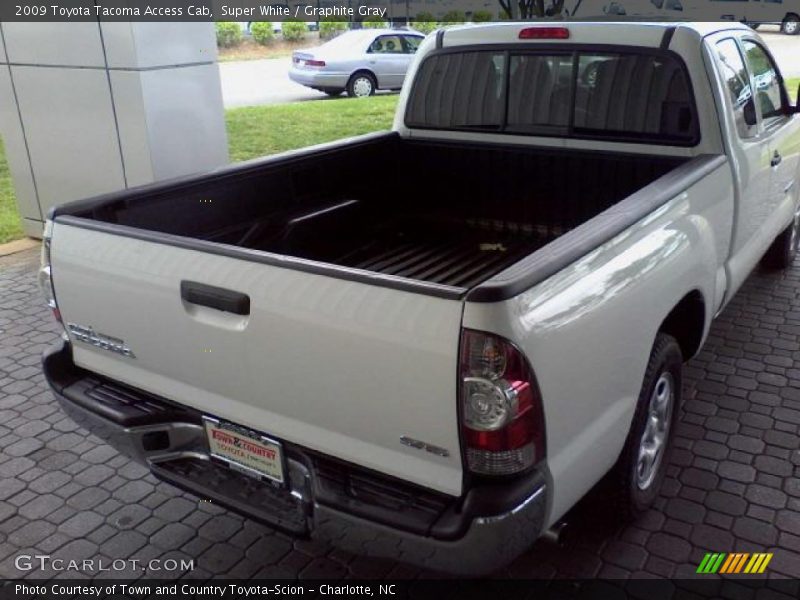 Super White / Graphite Gray 2009 Toyota Tacoma Access Cab