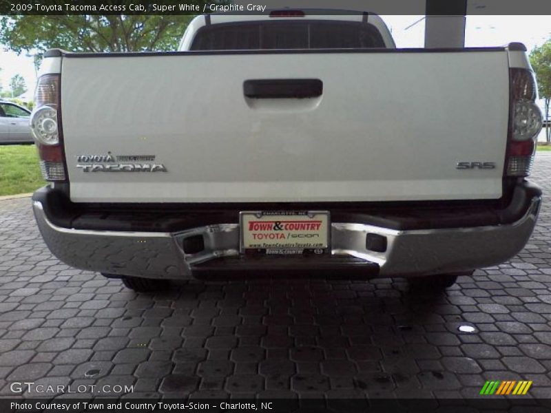 Super White / Graphite Gray 2009 Toyota Tacoma Access Cab