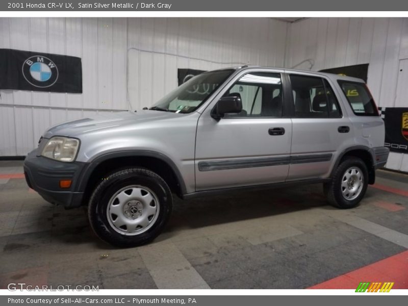 Satin Silver Metallic / Dark Gray 2001 Honda CR-V LX