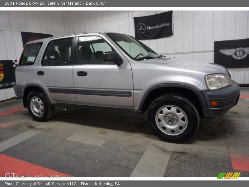 Satin Silver Metallic / Dark Gray 2001 Honda CR-V LX