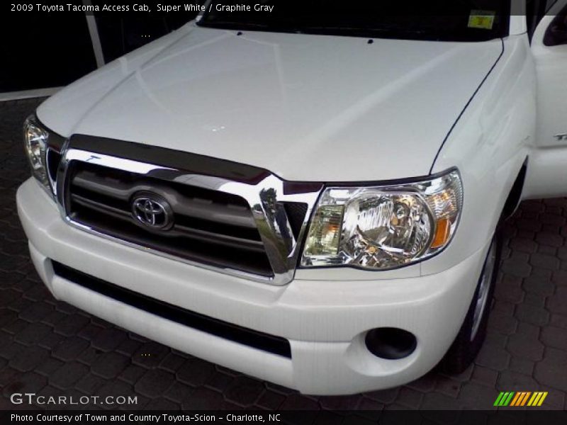 Super White / Graphite Gray 2009 Toyota Tacoma Access Cab
