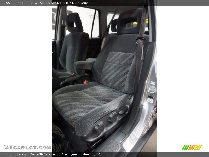 Satin Silver Metallic / Dark Gray 2001 Honda CR-V LX