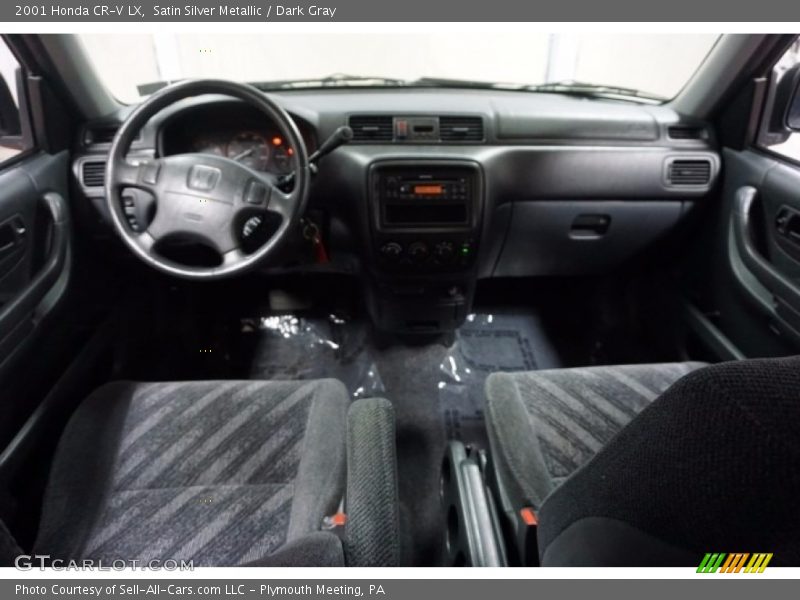 Satin Silver Metallic / Dark Gray 2001 Honda CR-V LX