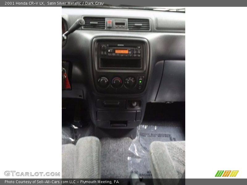 Satin Silver Metallic / Dark Gray 2001 Honda CR-V LX