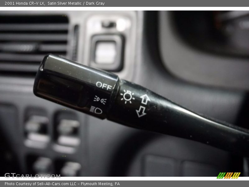Satin Silver Metallic / Dark Gray 2001 Honda CR-V LX