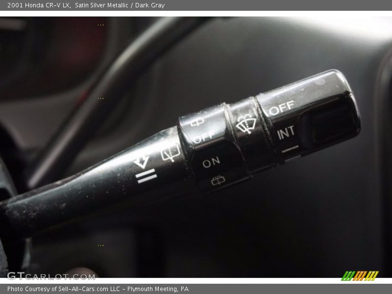 Satin Silver Metallic / Dark Gray 2001 Honda CR-V LX