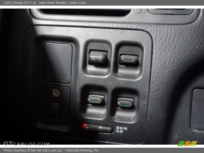Satin Silver Metallic / Dark Gray 2001 Honda CR-V LX