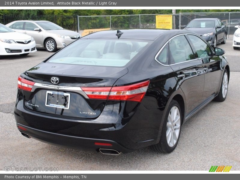 Attitude Black Metallic / Light Gray 2014 Toyota Avalon Limited