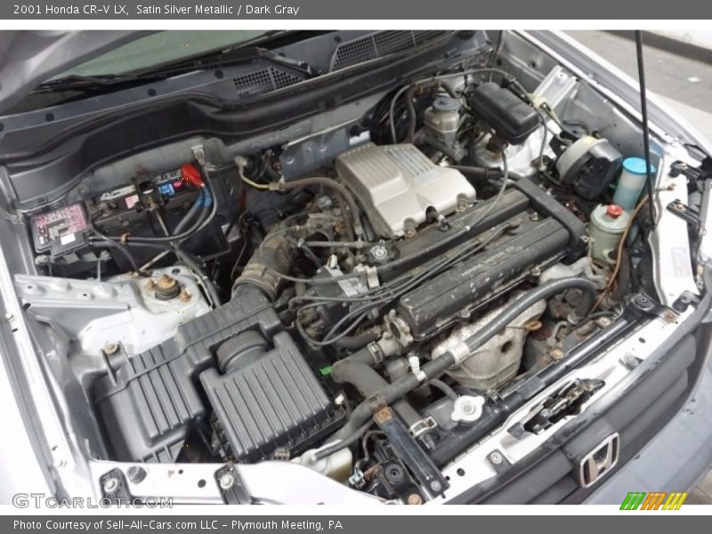 Satin Silver Metallic / Dark Gray 2001 Honda CR-V LX