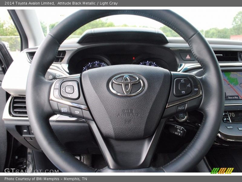Attitude Black Metallic / Light Gray 2014 Toyota Avalon Limited