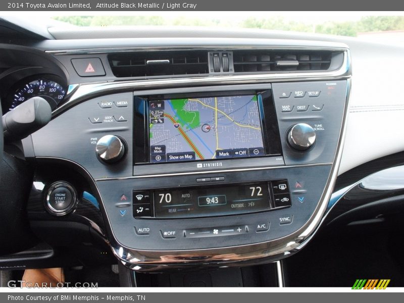 Attitude Black Metallic / Light Gray 2014 Toyota Avalon Limited