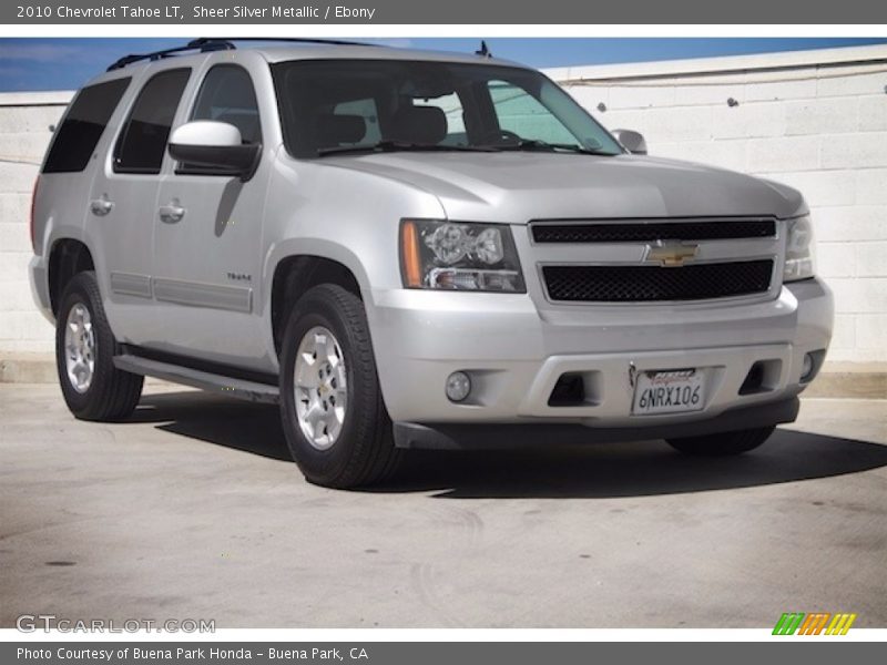 Sheer Silver Metallic / Ebony 2010 Chevrolet Tahoe LT