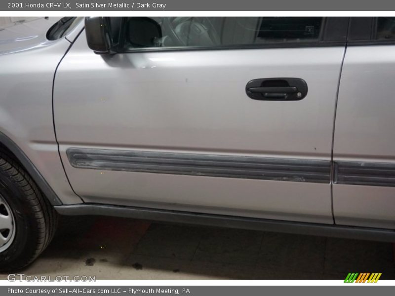 Satin Silver Metallic / Dark Gray 2001 Honda CR-V LX