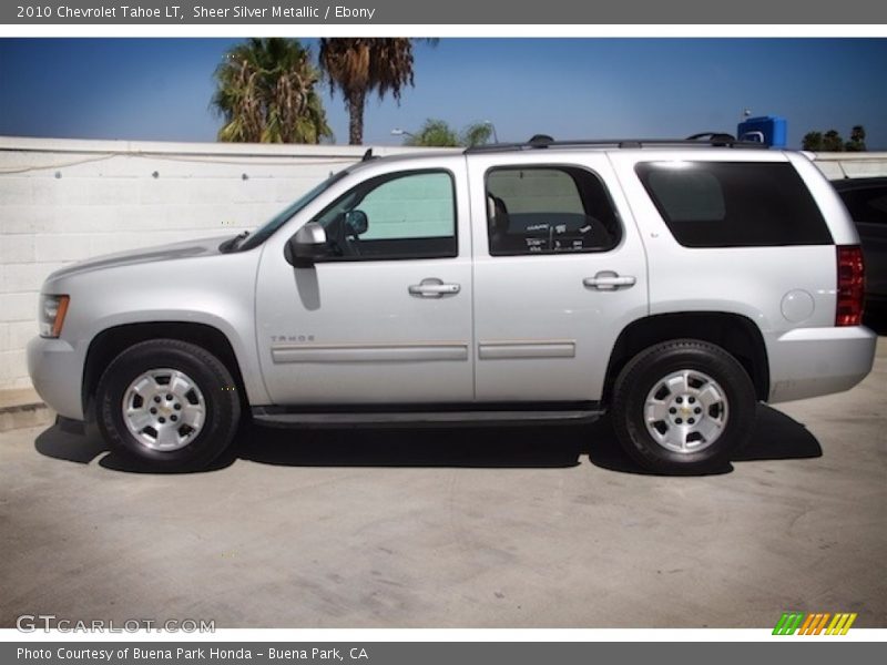 Sheer Silver Metallic / Ebony 2010 Chevrolet Tahoe LT