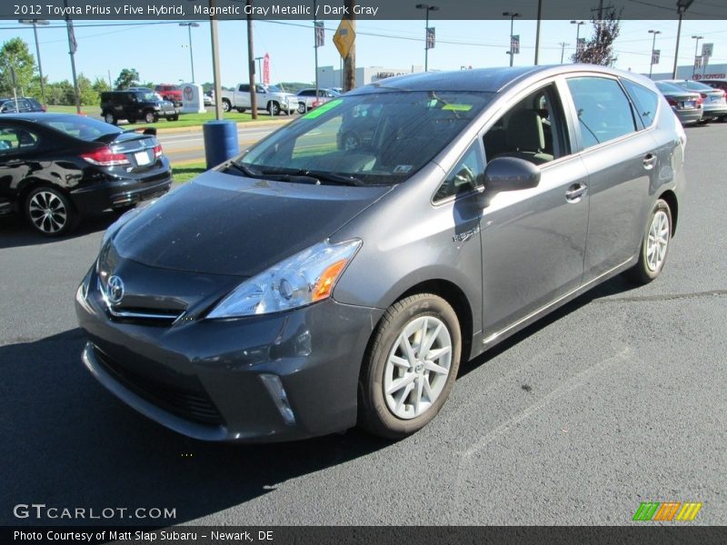 Magnetic Gray Metallic / Dark Gray 2012 Toyota Prius v Five Hybrid