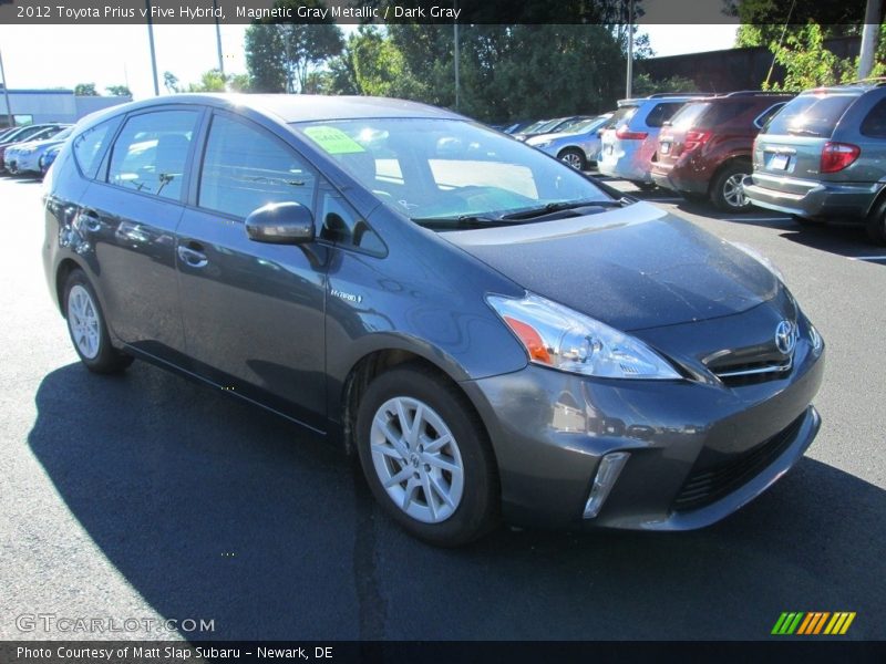 Magnetic Gray Metallic / Dark Gray 2012 Toyota Prius v Five Hybrid