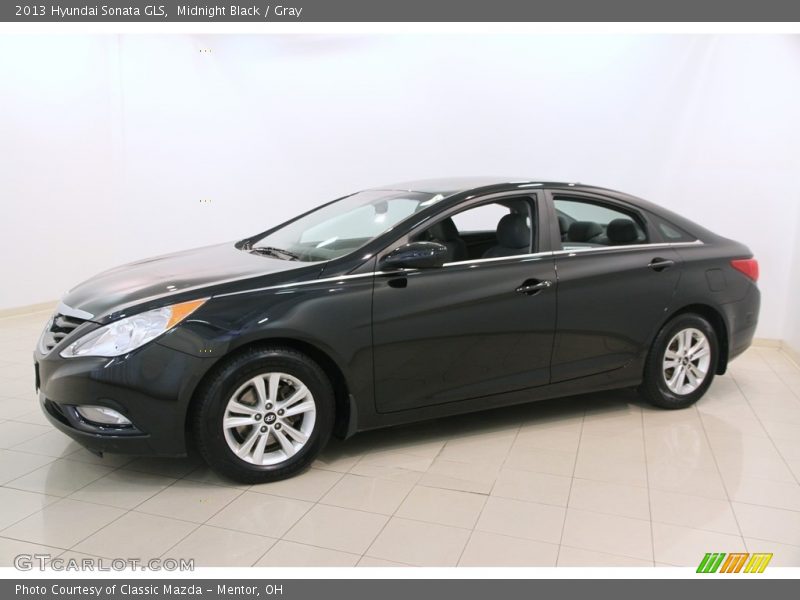 Midnight Black / Gray 2013 Hyundai Sonata GLS
