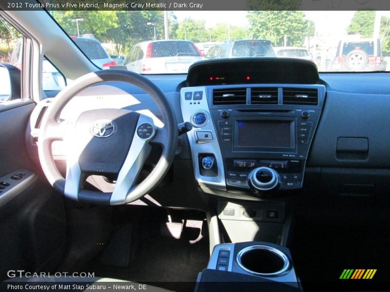 Magnetic Gray Metallic / Dark Gray 2012 Toyota Prius v Five Hybrid