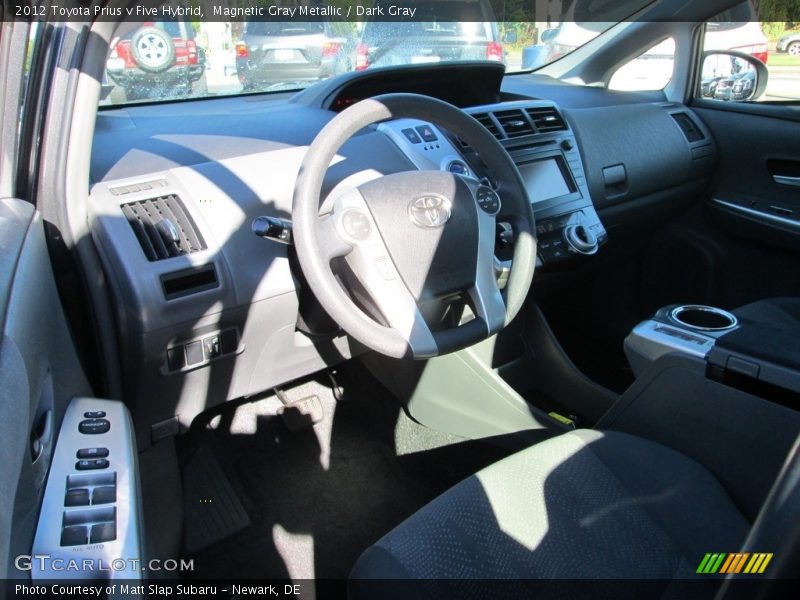 Magnetic Gray Metallic / Dark Gray 2012 Toyota Prius v Five Hybrid