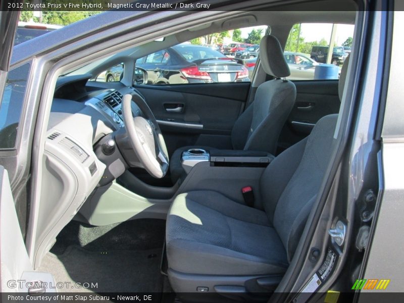 Magnetic Gray Metallic / Dark Gray 2012 Toyota Prius v Five Hybrid