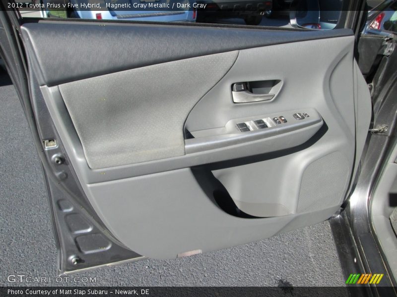 Magnetic Gray Metallic / Dark Gray 2012 Toyota Prius v Five Hybrid