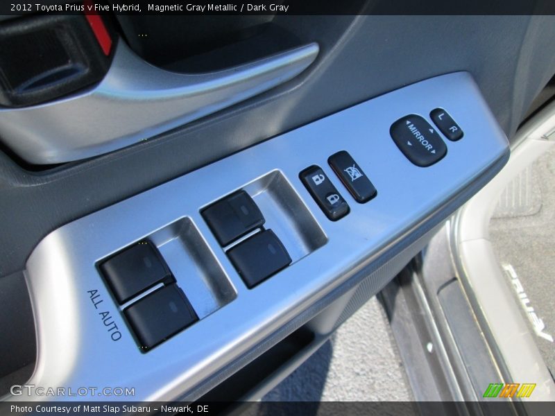 Magnetic Gray Metallic / Dark Gray 2012 Toyota Prius v Five Hybrid