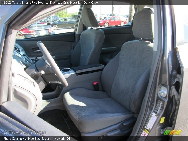 Magnetic Gray Metallic / Dark Gray 2012 Toyota Prius v Five Hybrid