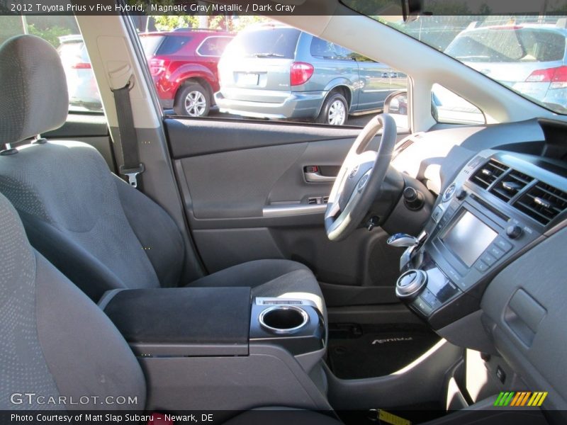 Magnetic Gray Metallic / Dark Gray 2012 Toyota Prius v Five Hybrid