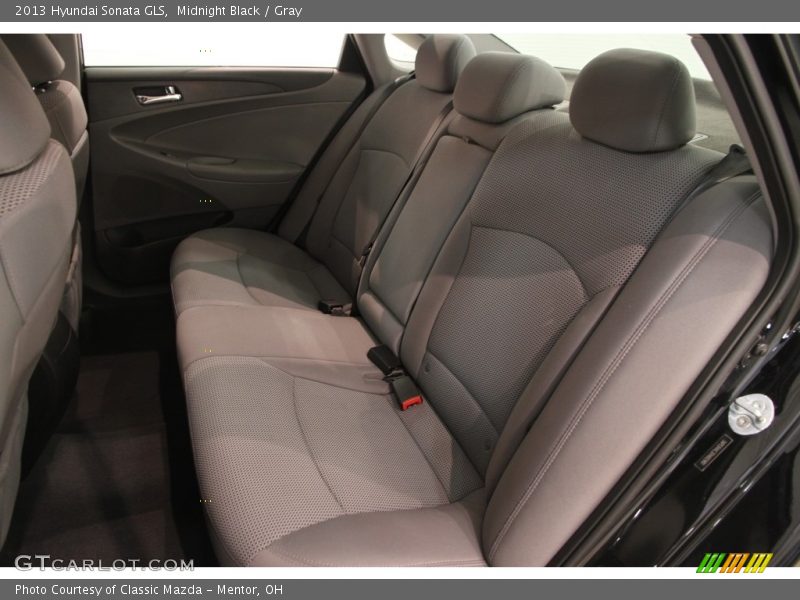 Midnight Black / Gray 2013 Hyundai Sonata GLS