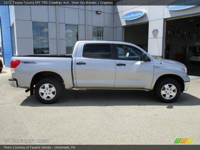 Silver Sky Metallic / Graphite 2012 Toyota Tundra SR5 TRD CrewMax 4x4